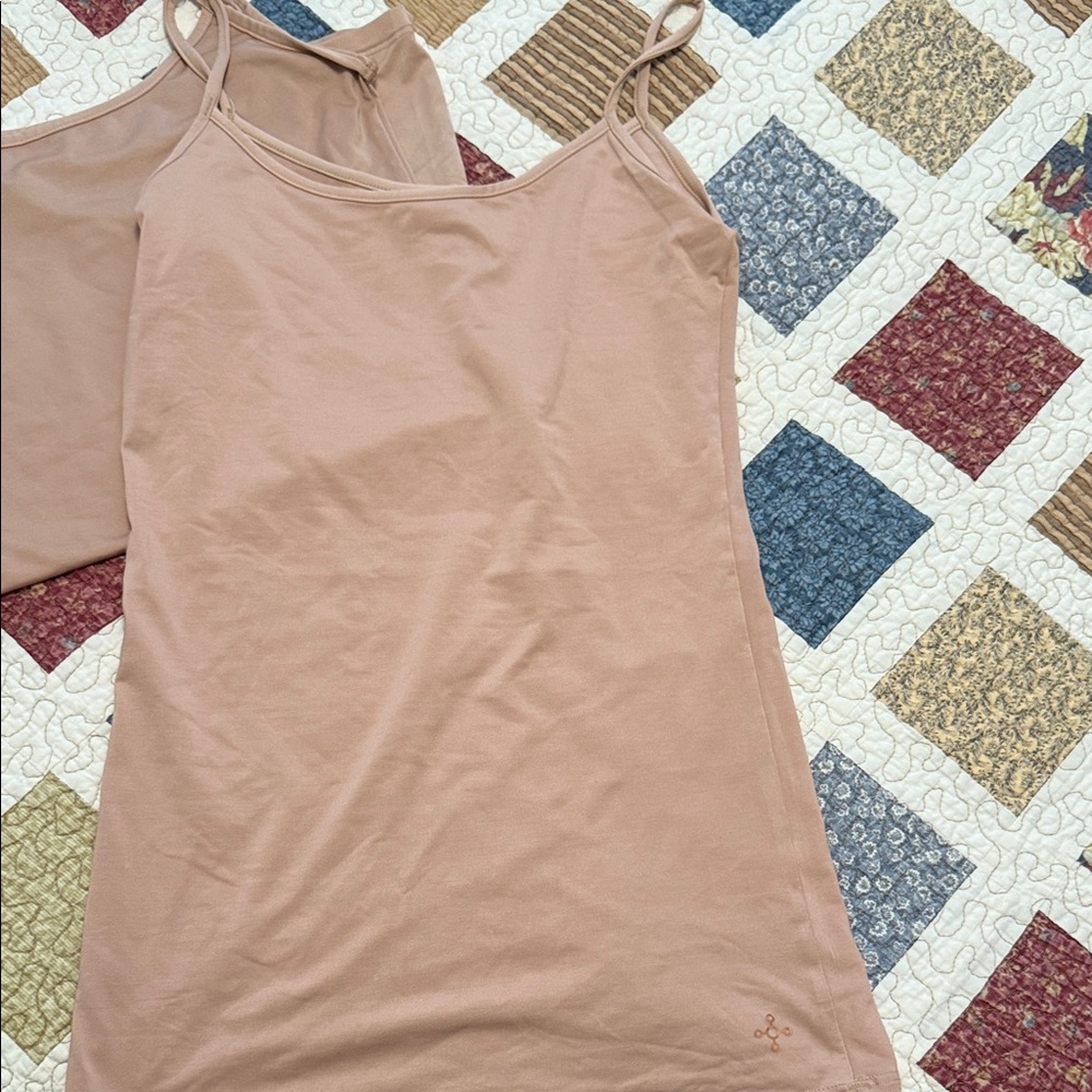3 piece Tommy Copper Blue and Beige Women's Camisole Tops - Picture 6 of 10